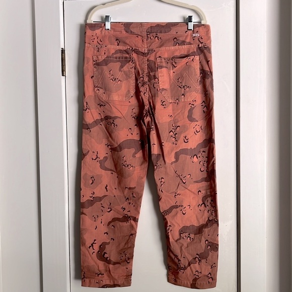 Mother The Catch All High Rise Ankle Pants in Mushroom Mayhem Size 26 - Picture 5 of 13